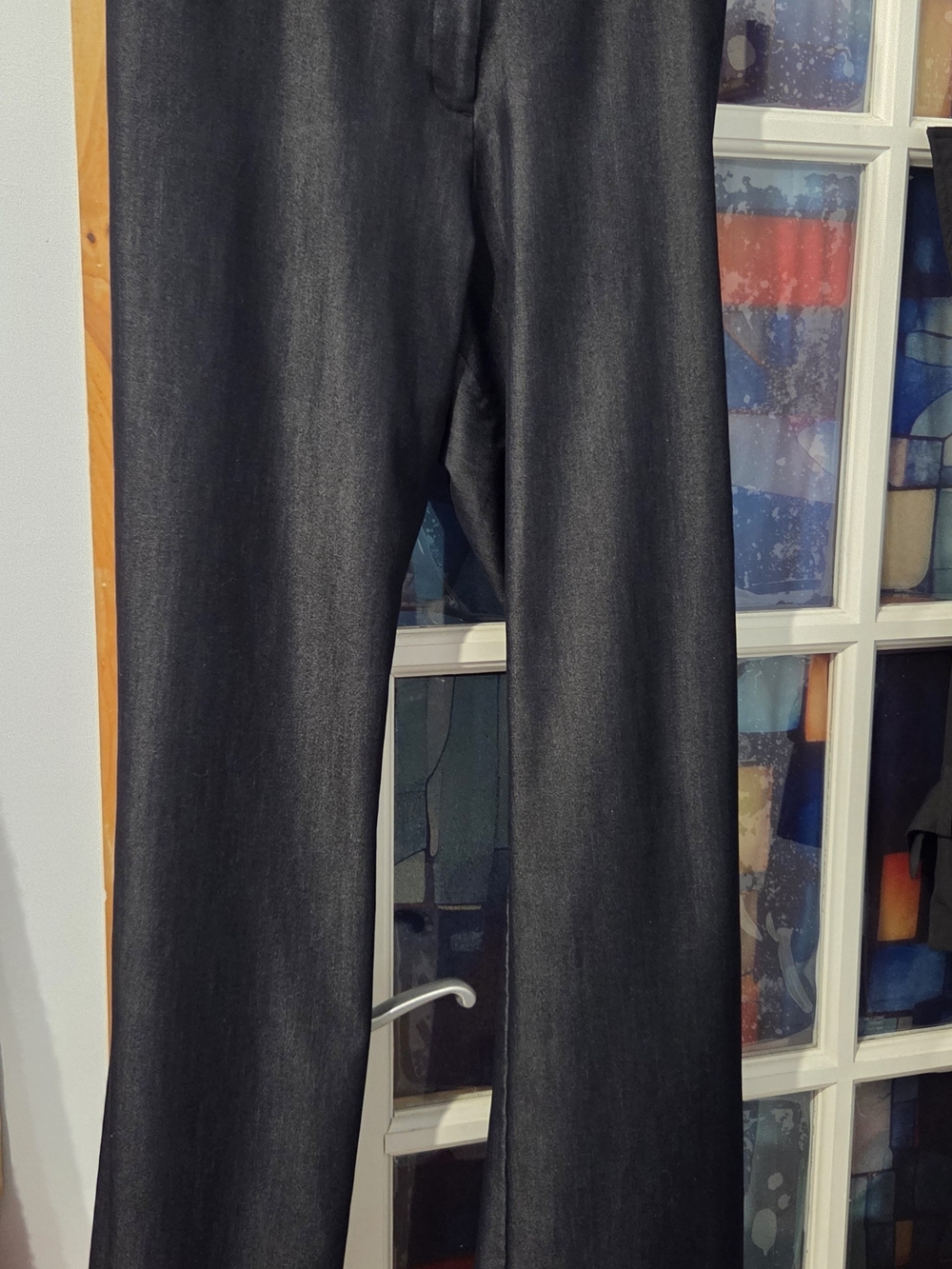 Worthington Grey Black Wide-Leg Dress Pants